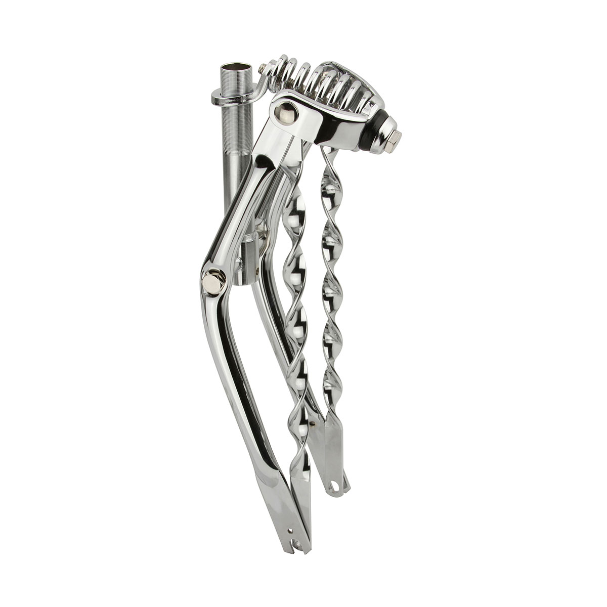 16 Lowrider Classic Spring Fork 1 Inch W/Twisted Bars Chrome.